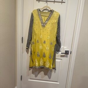 Indian Kruti with matching long Camisole underneath